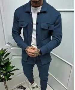 Herren Freizeit-Anzug mit praktischem Schnitt und Taschen EB