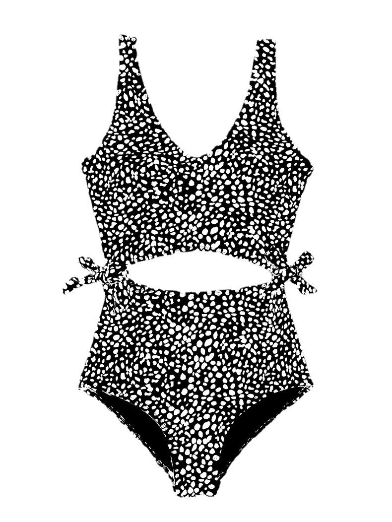 Damen Einteiler Badeanzug mit reizvollem Cut-Out-Design und regulierbaren Akzenten EB