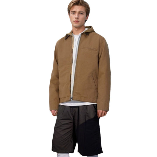 Herren lässige Übergangsjacke mit praktischen Taschen EB