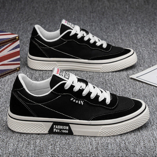 Damen Modische Sneakers mit strapazierfähigem Canvas-Obermaterial und dämpfender Laufsohle EB