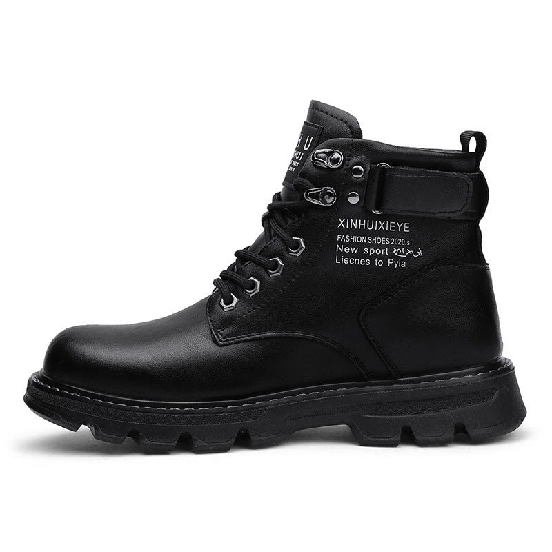Herren robuste Schnürstiefel mit dämpfender Sohle EB