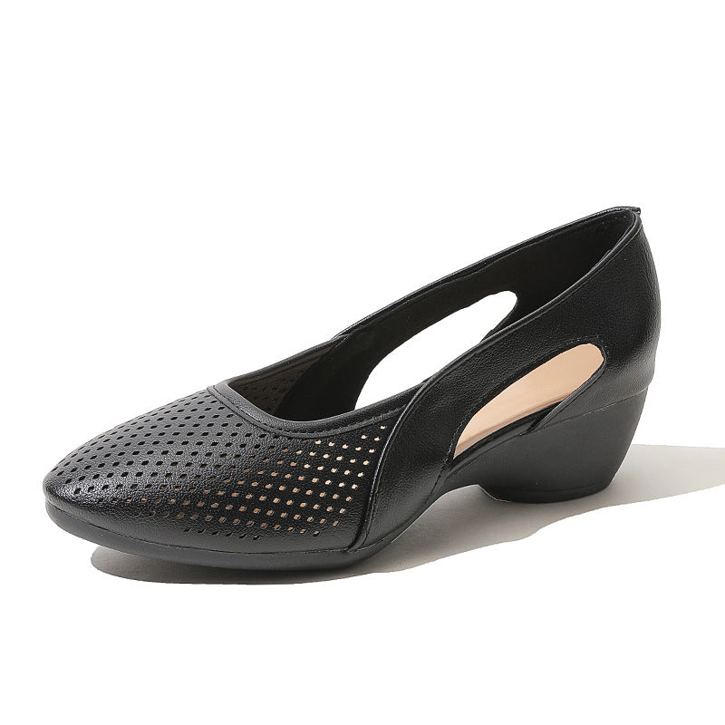 Damen Sling-Pumps mit atmungsaktivem Lochmuster EB