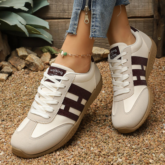 Damen Sneakers mit strukturiertem Obermaterial und bequemer Dämpfung EB