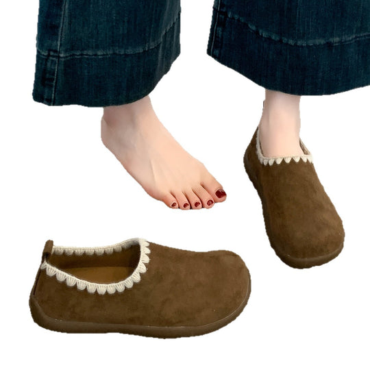 Damen Komfortable Hausschuhe mit verspieltem Detail EB