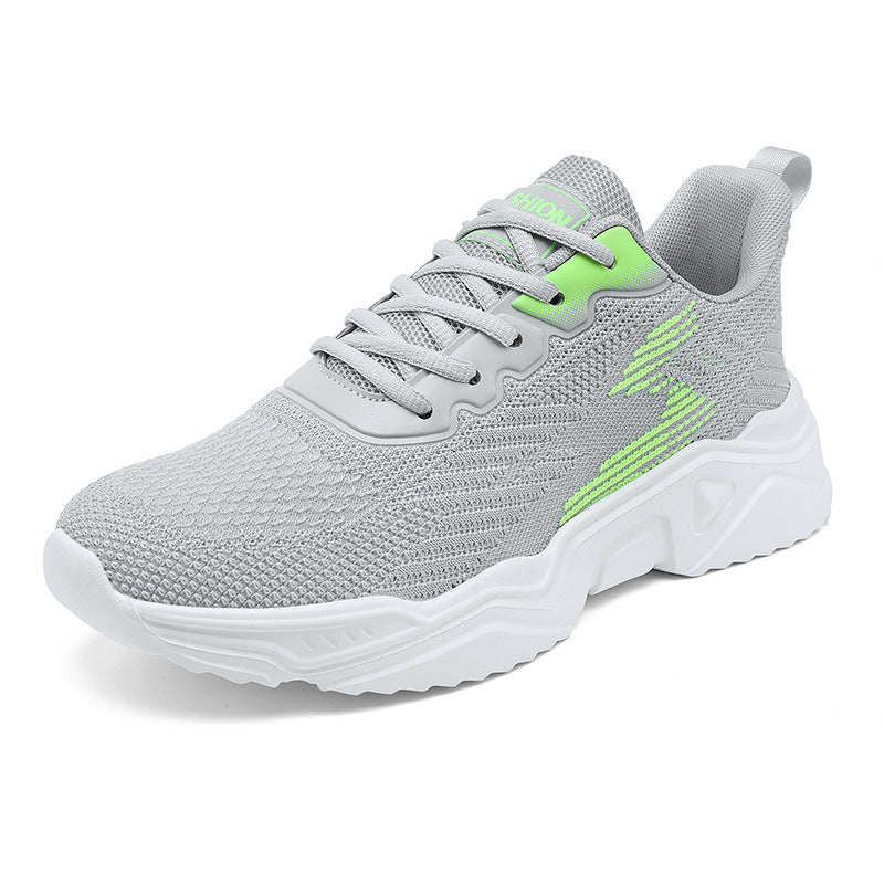 Damen Sportliche Sneaker mit atmungsaktivem Obermaterial und rutschfester Sohle EB