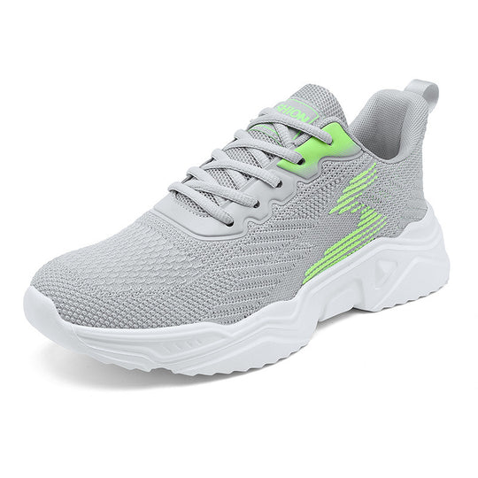 Damen Sportliche Sneaker mit atmungsaktivem Obermaterial und rutschfester Sohle EB