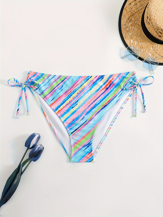 Damen Bikinihose mit seitlichen Bindebändern EB