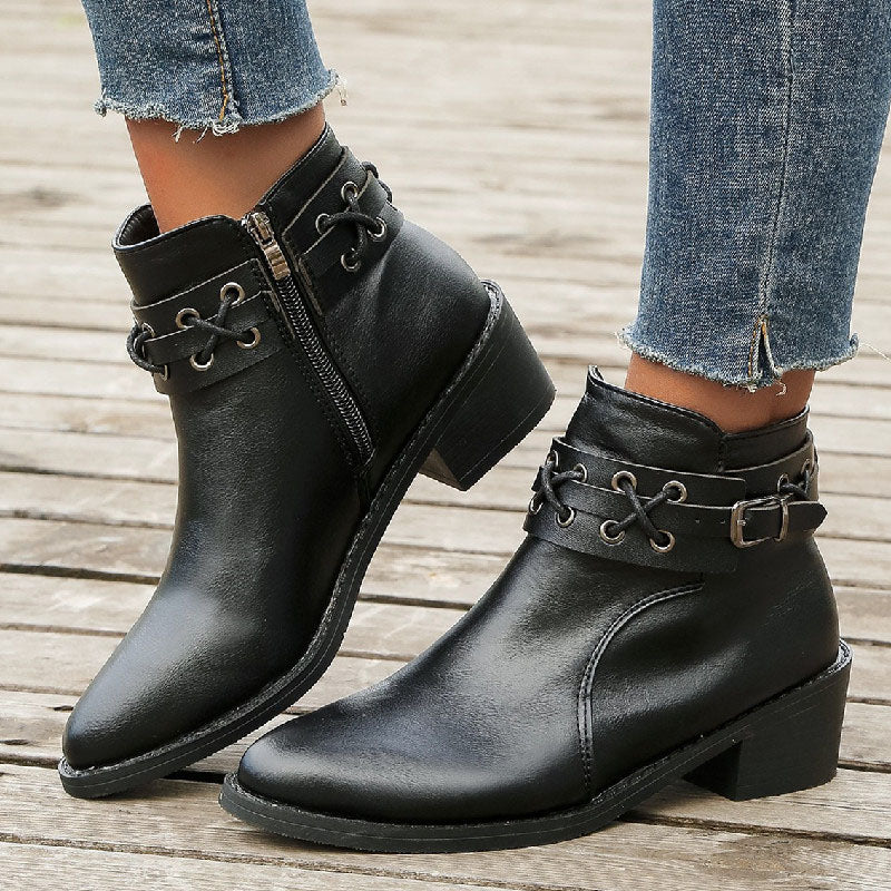 Vintage Spitzenschuh Stiefel EB