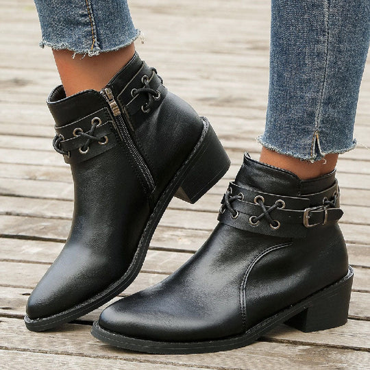 Vintage Spitzenschuh Stiefel EB