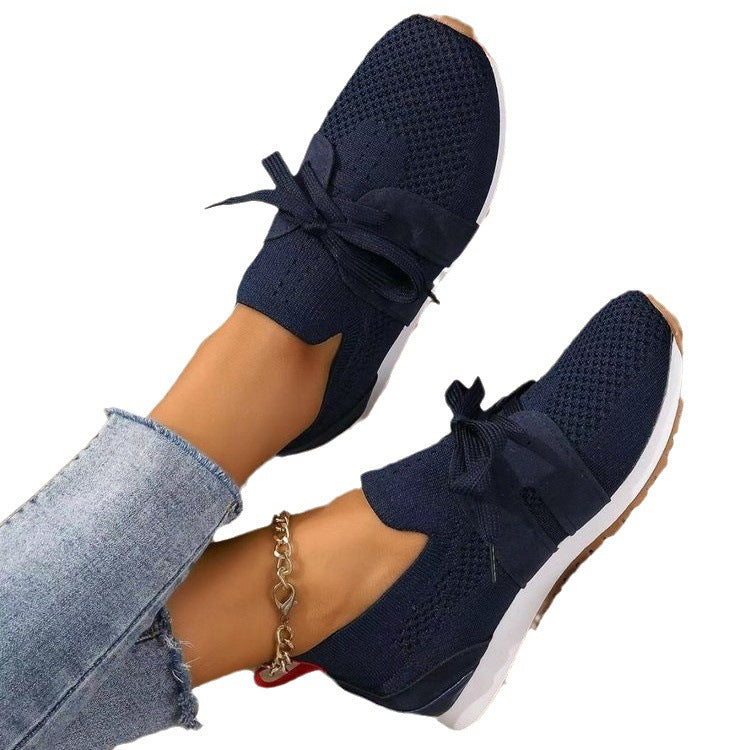 Damen Atmungsaktive Sneaker mit flexiblem Obermaterial und rutschfester Sohle EB