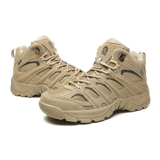 Damen Hochwertige Wanderstiefel mit rutschfester Profilsohle EB