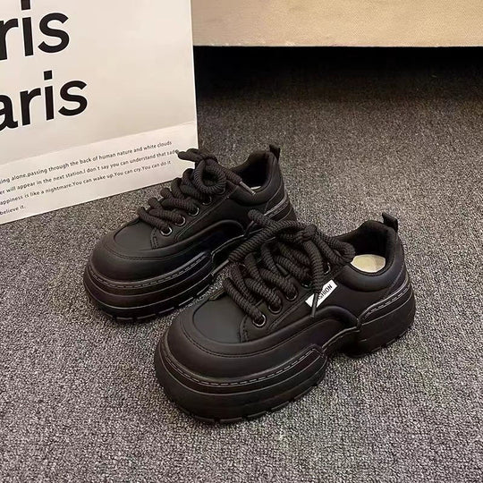Damen Chunky Sneakers mit modischer Profilsohle und atmungsaktiver Oberflächenstruktur EB