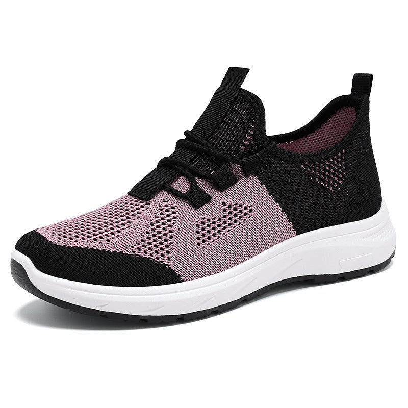 Damen Atmungsaktive Sport-Sneakers mit flexibler Sohle und elegantem Design EB