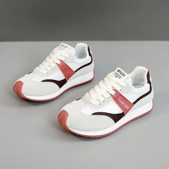 Damen Sportliche Sneakers mit atmungsaktivem Obermaterial und dämpfender Sohle EB