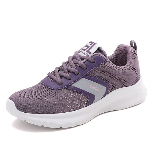 Damen Sneaker mit atmungsaktivem Obermaterial und rutschfester Sohle EB