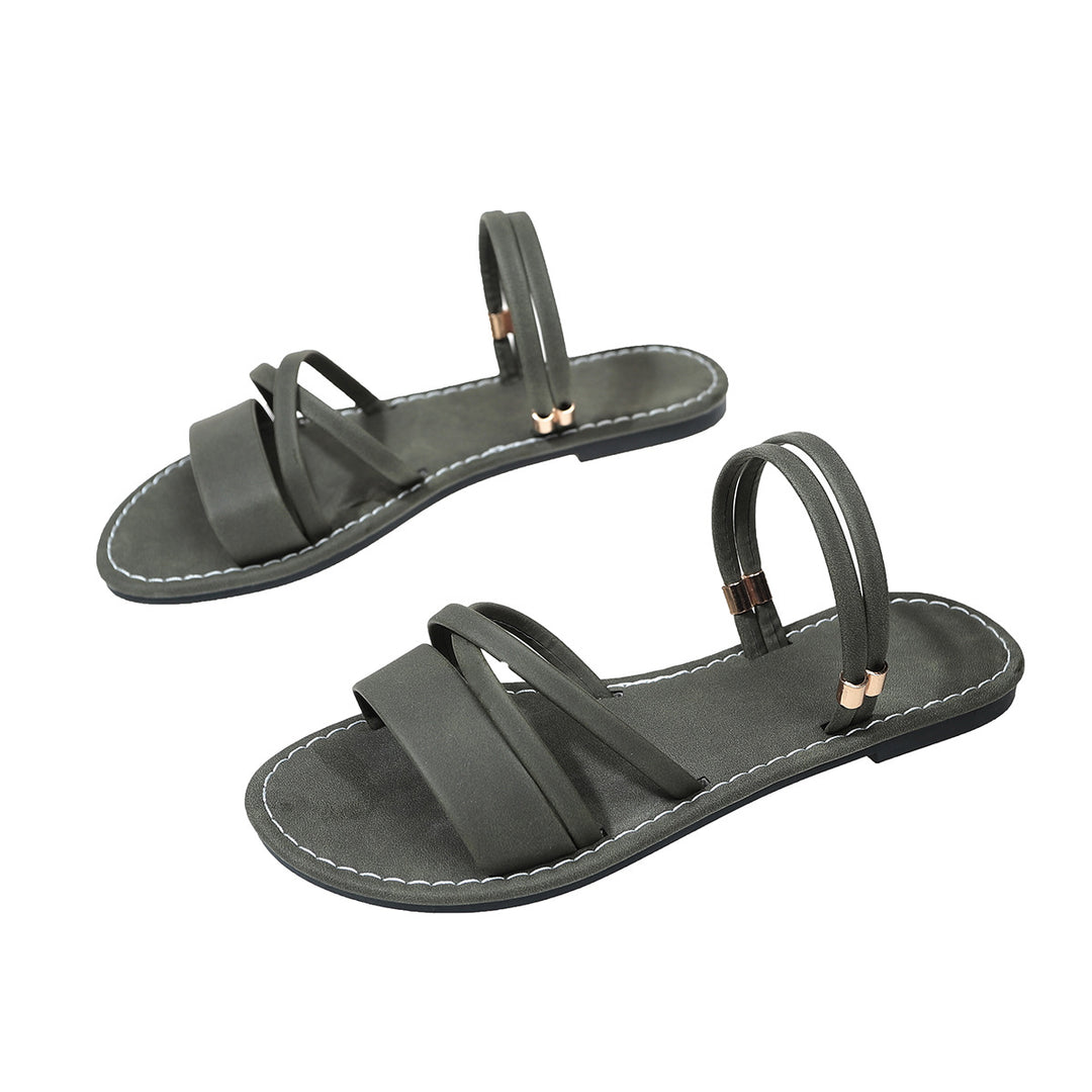 Damen Riemen-Sandalen im eleganten Minimalismus-Stil EB