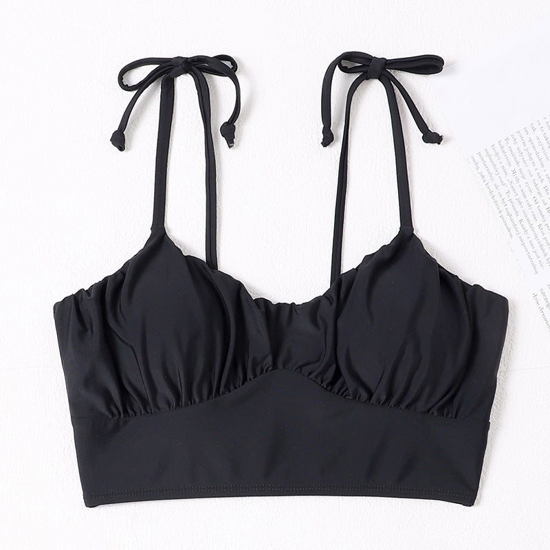 Damen Sport-Bikinioberteil mit verstellbaren Schnürdetails EB