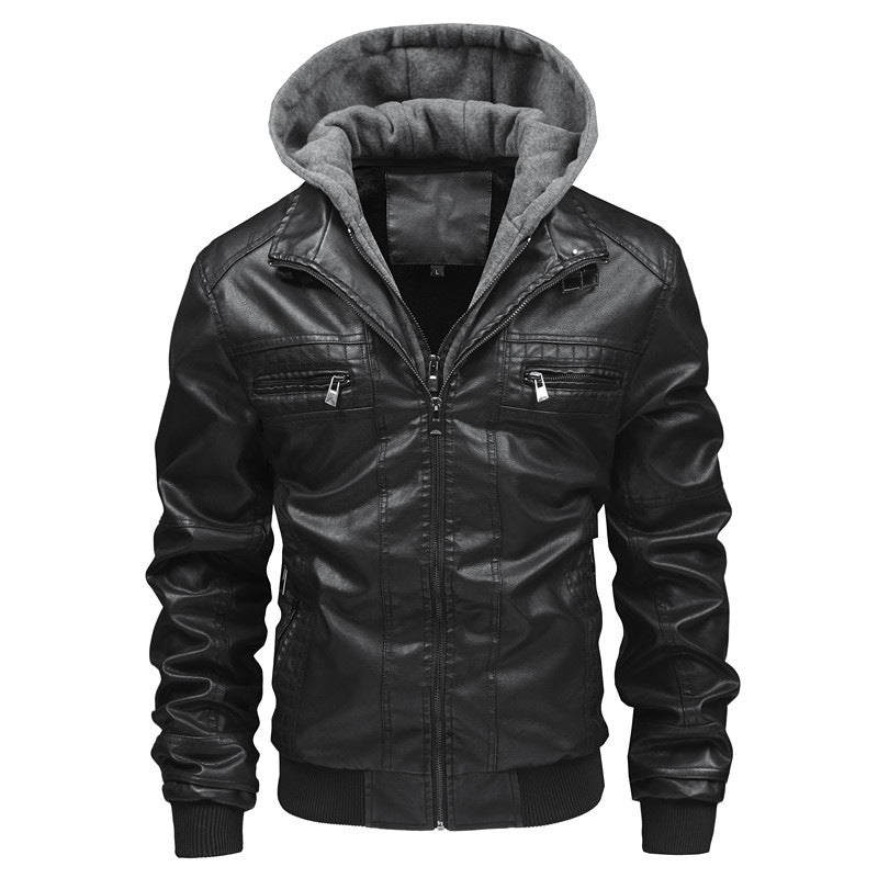 Herren jacke mit abnehmbarem Kapuzen-Innenfutter EB