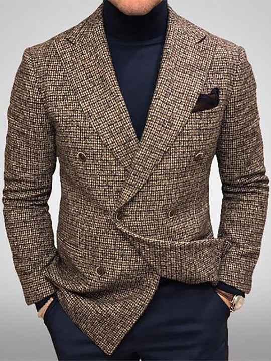 Herren eleganter doppelt gefütterter Blazer EB