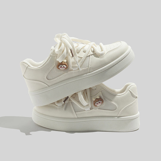 Damen Sneakers mit atmungsaktiven Mesh-Einsätzen und dekorativen Details EB