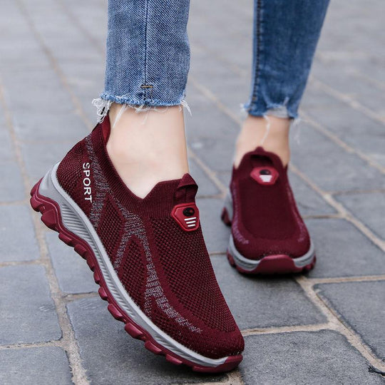 Damen Sportliche Stretch-Sneaker mit innovativer Dämpfung EB