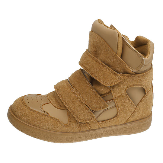 Damen Hochwertige Sneaker mit verstellbarem Klettverschluss und dämpfender Innensohle EB