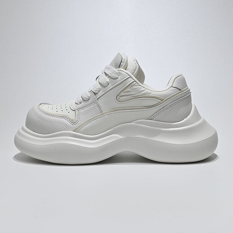 Damen sportive Chunky Sneakers mit innovativem Sohlenprofil und atmungsaktivem Obermaterial EB