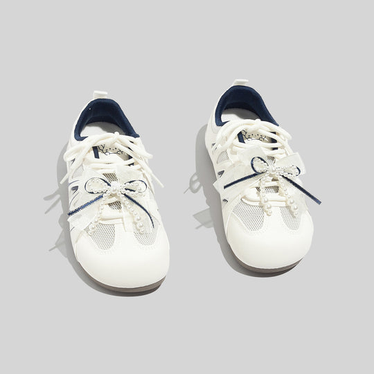 Damen Atmungsaktive Sportschuhe mit innovativem Schnürsystem und rutschfester Sohle EB