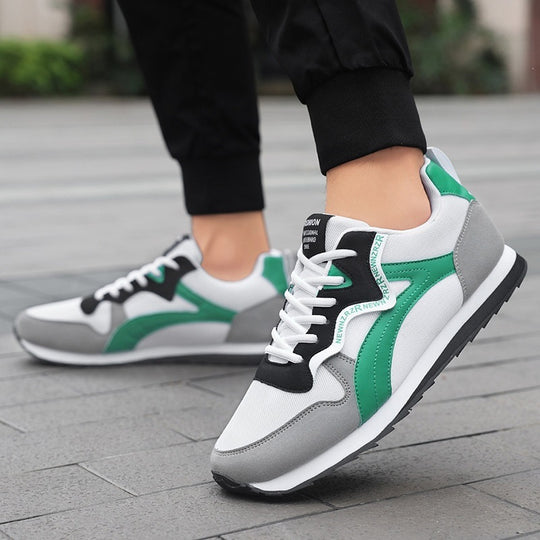 Damen Sportliche Sneakers mit atmungsaktiver Mesh-Oberfläche EB