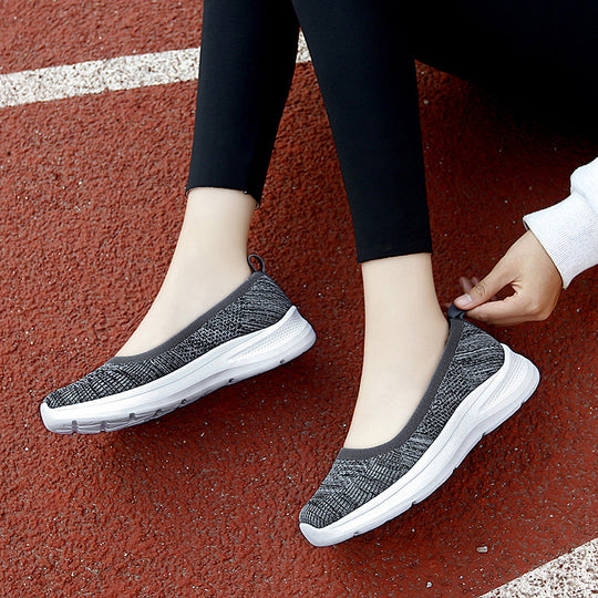 Damen Komfortable Slip-On Sneakers EB