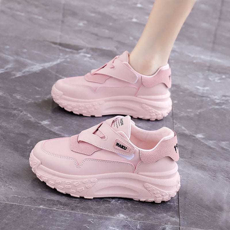 Damen Slipper Sneakers mit praktischem Klettverschluss und dämpfender Laufsohle EB