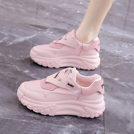 Damen Slipper Sneakers mit praktischem Klettverschluss und dämpfender Laufsohle EB