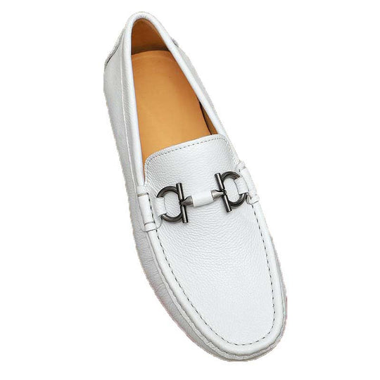 Damen Mokassins aus hochwertigem Leder mit elegantem Zierdetail EB
