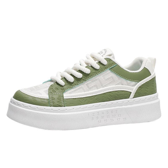 Damen Sportliche Sneaker mit atmungsaktiver Mesh-Oberfläche und rutschfester Sohle EB
