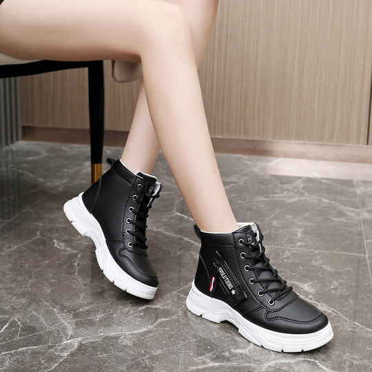 Damen High-Top Sneakers mit dämpfender Sohle und trendigem Design EB