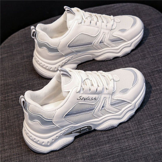 Damen Sportliche Sneakers mit dämpfender Laufsohle und atmungsaktivem Obermaterial EB
