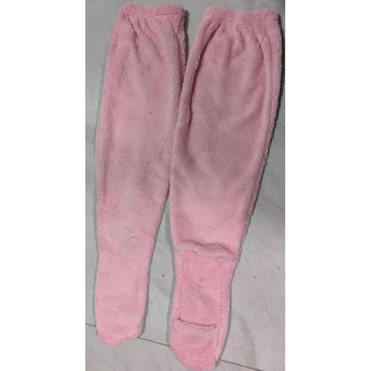 Damen Kuschelige Overknee-Socken aus weichem Fleece EB