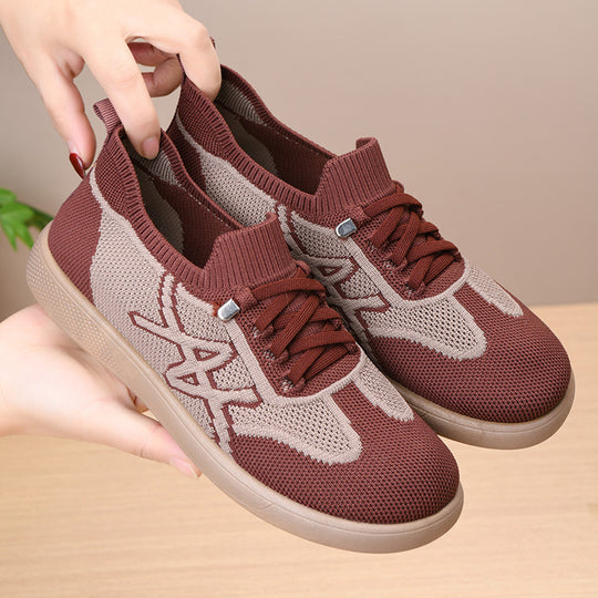 Damen Freizeit Sneaker mit elastischem Einschlupf EB