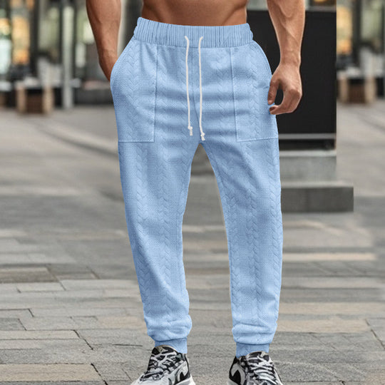 Herren Sportliche Jogginghose mit strukturiertem Design und elastischem Bund EB