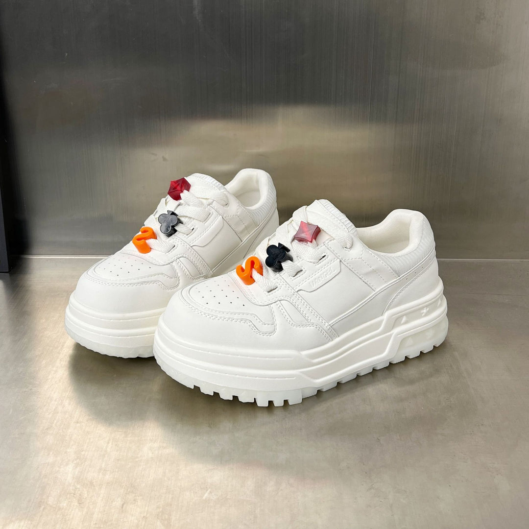 Damen Sportliche Chunky Sneakers mit innovativem Schnürsystem und hohem Komfort EB