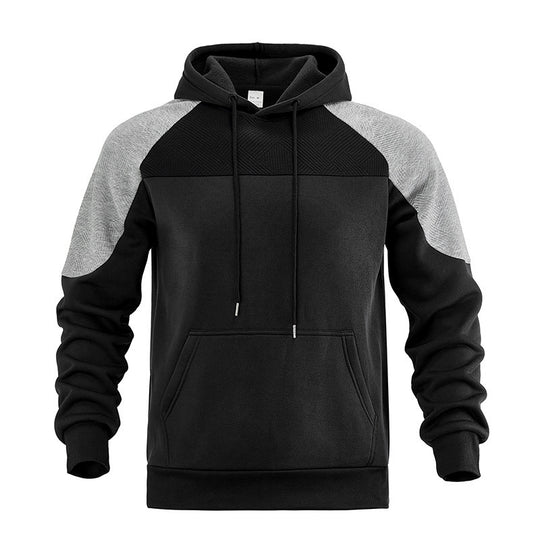 Herren Kapuzenpullover mit Sportlichem Design und Kontrastdetails EB
