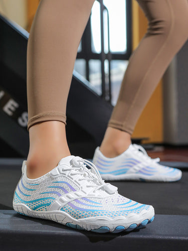 Damen Aquatische Sport-Schuhe mit schnelltrocknendem Obermaterial und flexibler Sohle EB