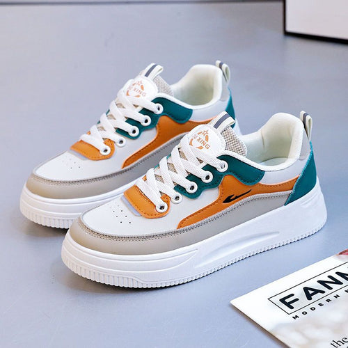 Damen sportliche Sneaker mit luftiger Sohle und verstärktem Fersenschutz EB