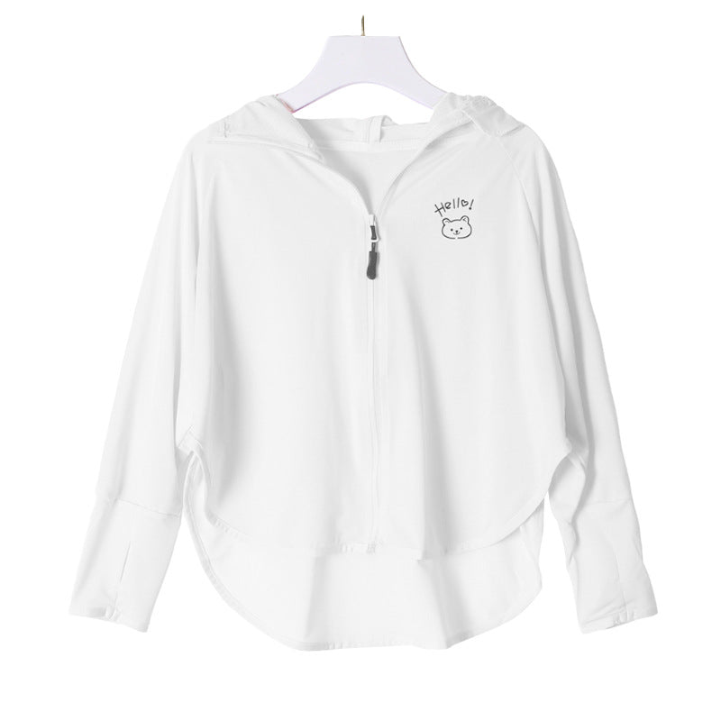 Kinder Sonnenjacke mit Kapuze und UV-Schutz EB