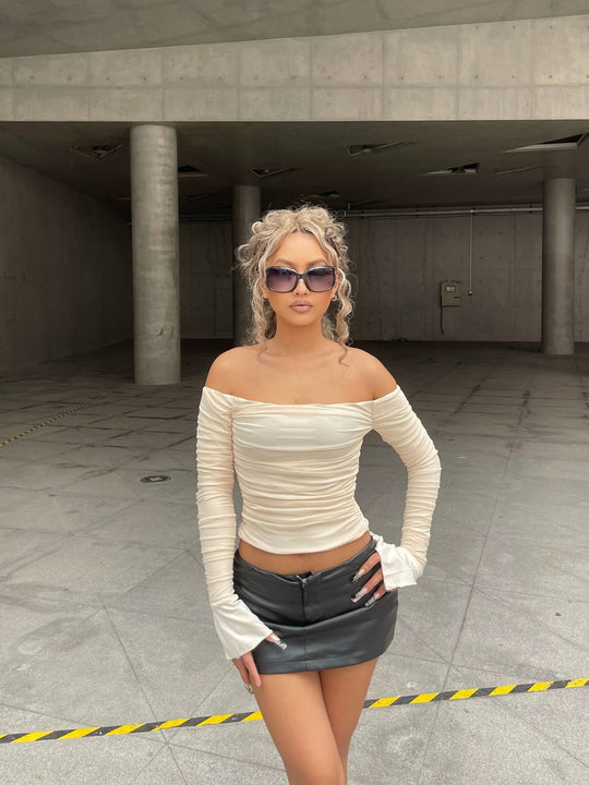 Damen modische Langarmbluse EB