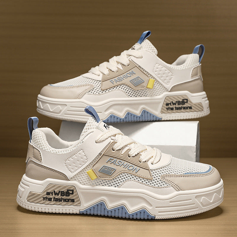 Damen Sportliche Sneakers mit atmungsaktivem Obermaterial und stoßdämpfender Sohle EB