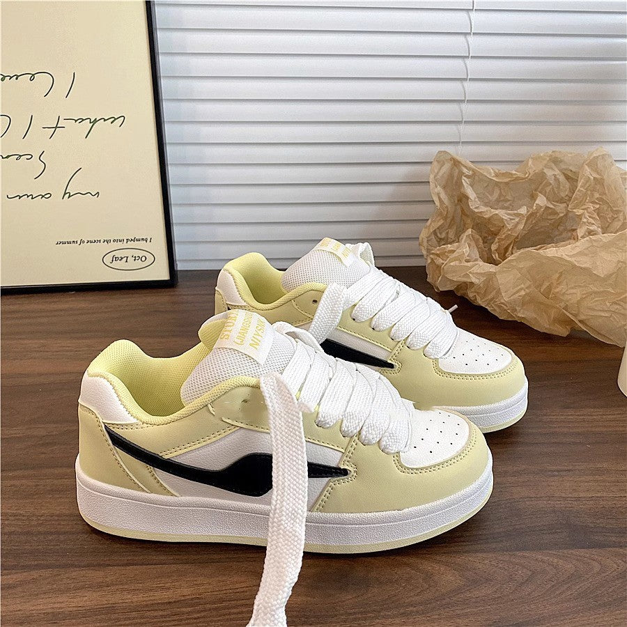 Damen Modische Sneakers mit atmungsaktiver Mesh-Oberfläche und dämpfender Sohle EB