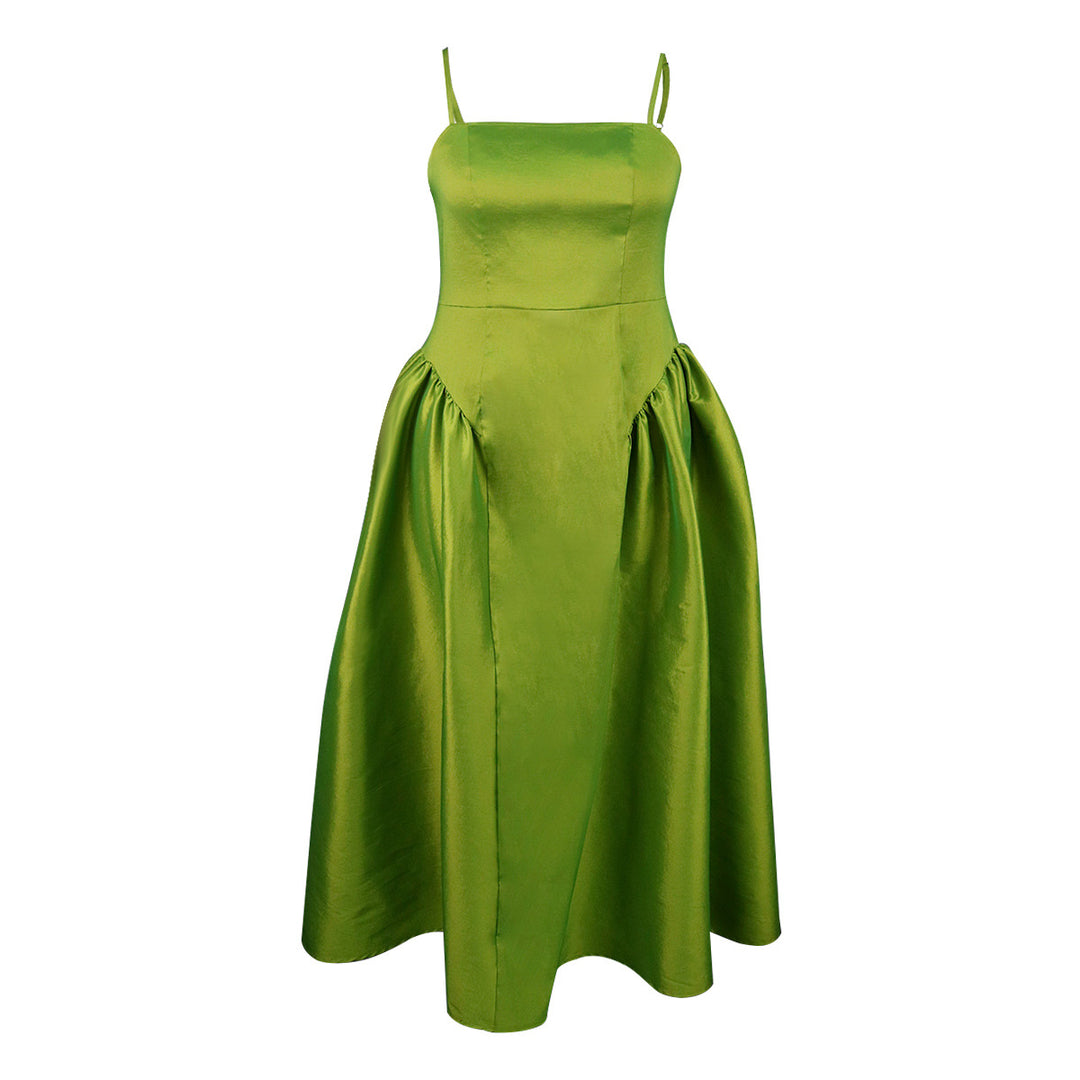Damen Elegantes A-Linien Maxikleid mit großzügigem Rock EB