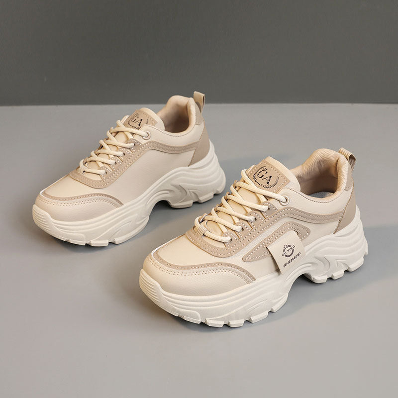 Damen Trendige Chunky Sneakers mit ausgeprägtem Sohlenprofil und atmungsaktivem Obermaterial EB