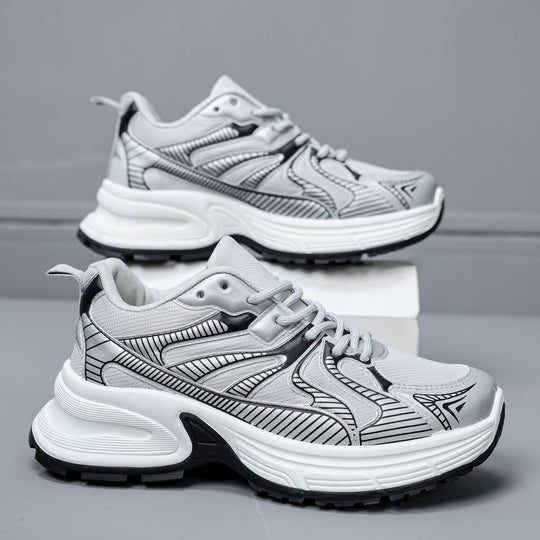Damen Sportliche Sneakers mit atmungsaktiver Mesh-Oberfläche und stabilisierender Sohle EB